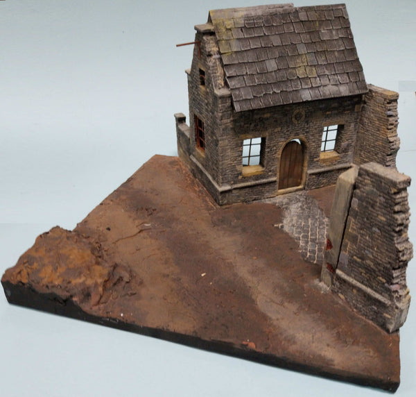 FoG Models 1/35 Ardennes ruin, building and base 295mm x 295mm