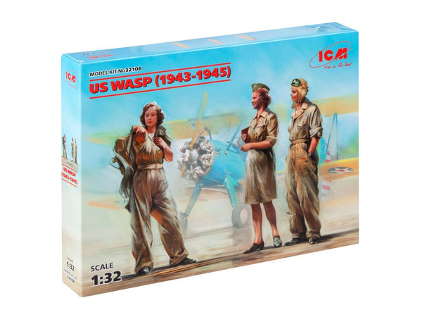 ICM 1/32 WW2 US WASP (1943-1945) (3 figures) (100% new molds)