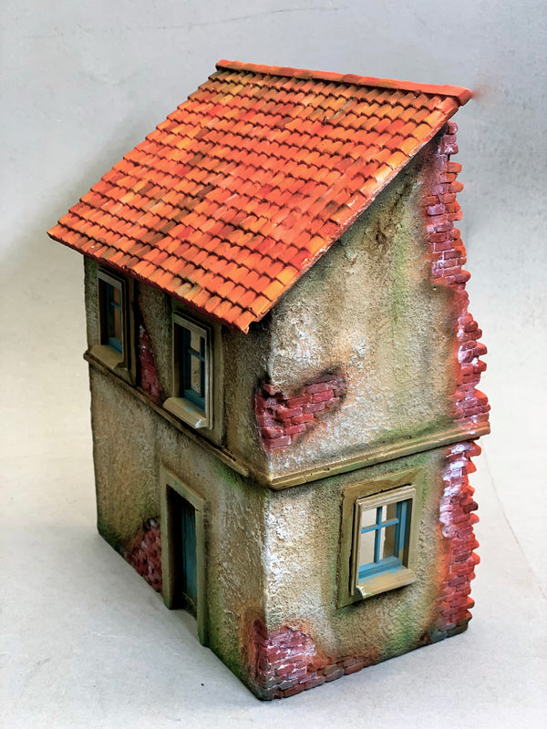 FoG Models 1/35 scale House ruin #2 130mm x 70mm and 150mm tall