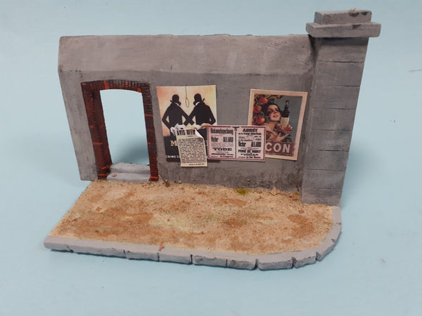 FoG Models 1/35 Industrial gateway diorama model kit 180mm x 85mm