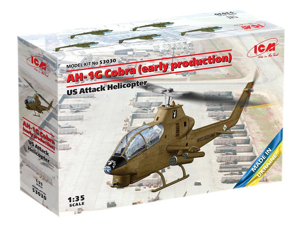 ICM 1/35 AH-1G Cobra (Early Production), U.S. Attack Helicopter