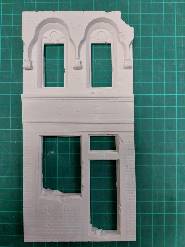 FoG Models 1/35 scale Ruined building walls #21 diorama accessory