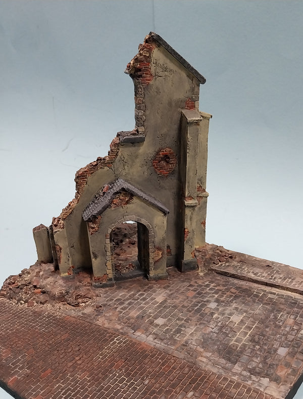 FoG Models 1/35 scale WW2 Norman Chapel Ruin (Base 285mm x 285mm)