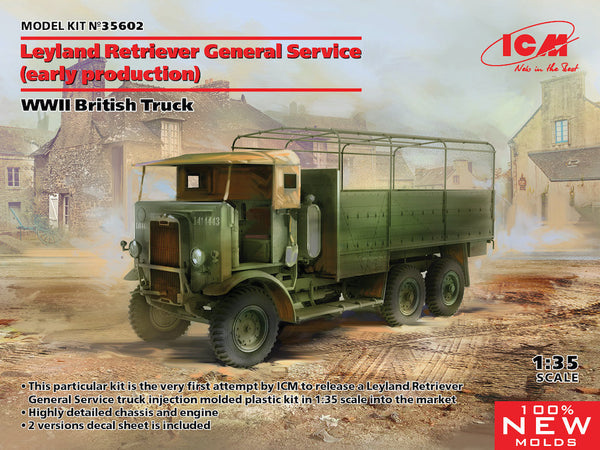 ICM 1/35 WW2 Leyland Retriever General Service (early production), WWII British Truck