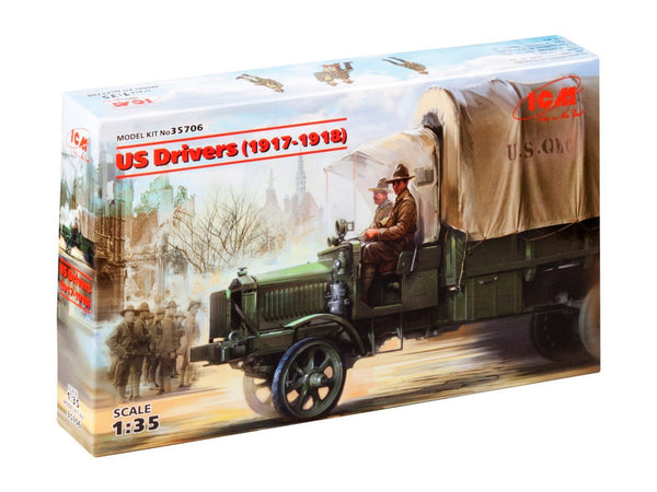 ICM 1/35 WW1 US Drivers (1917-1918) (2 figures)
