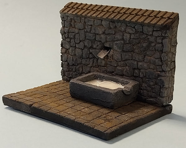 FoG Models 1/35 Scale Rural spring drinking trough vignette base 95mm x 80mm