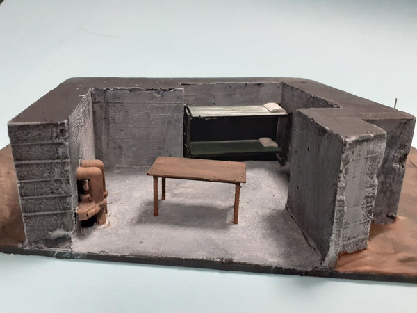FoG Models 1/35 scale WW2 cut away Bunker - Atlantic wall series #5