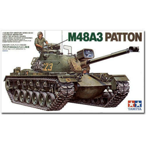 Tamiya 1/35 scale U.S. M48A3 Patton tank model kit