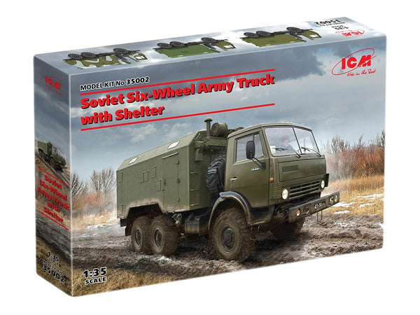 ICM 1/35 Soviet Six-Wheel Army Truck with Shelter