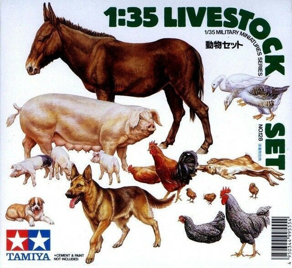 Tamiya 1/35 scale farm animal LIVESTOCK set