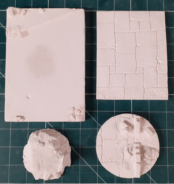 FoG Models 1/35 scale Assorted Display bases set #3 set of 4 bases for dioramas, vignette and models