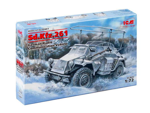 ICM 1/72 WW2 Sd.Kfz.261, German Radio Communication Vehicle