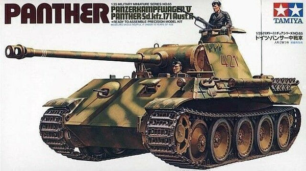 Tamiya 1/35 scale WW2 German Panther Medium. Tank