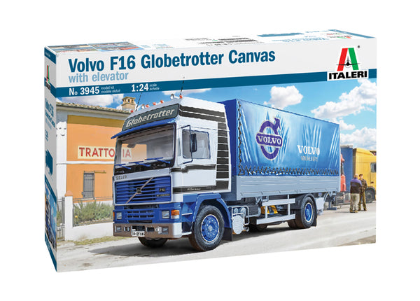 Italeri 1/24 truck Volvo F 16 Globe Trotter Canvas