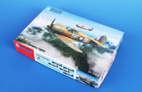 Special Hobby 1/72 Scale CAC CA.13 Boomerang Mk.I/II 'Australian Emergency Fighter' 1/72