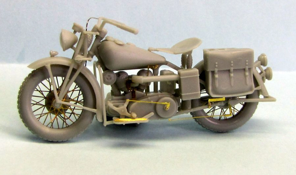 Thunder Model 1/35 WW2 US Military Indian Motorcycle 741B