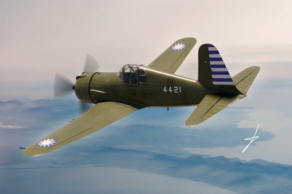 Dora Wings 1/72 Scale DORDW72040 Vultee P-66 Vanguard 1/72