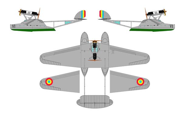 Dora Wings 1/72 Scale DORDW72018 Savoia-Marchetti S.55A, 1/72