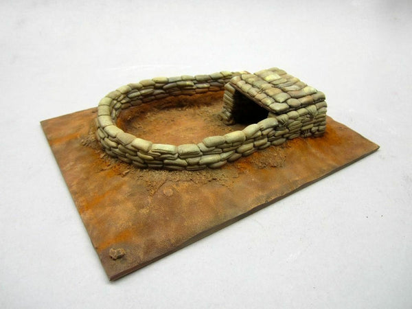 FoG Models 1/35 scale Mortar Pit sandbag bunker size 235mm x 185mm
