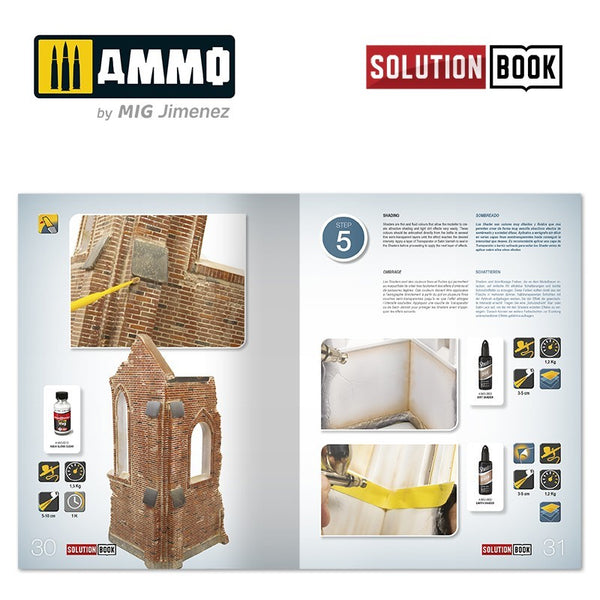 Ammo Mig: 6510 Solution Book: How to Paint Brick Buildings