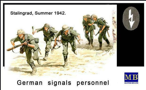 Masterbox 1/35 scale WW2 German Signals Personnel, Stalingrad, Summer 1942
