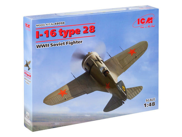 ICM 1/48 scale WW2 I-16 type 28, WWII Soviet Fighter