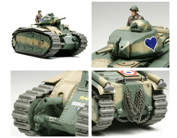 Tamiya 1/35 WW2 French Battle Tank B1 Bis