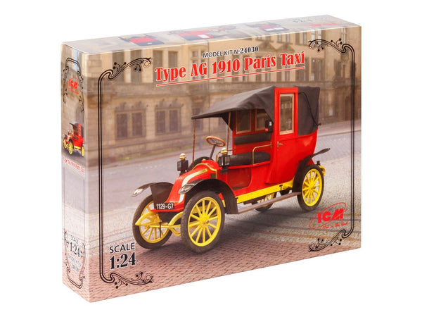 ICM 1/24 scale Type AG 1910 Paris Taxi