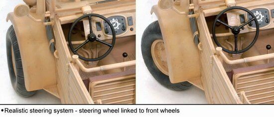 Dragon 1/6 scale WW2 German DAK KUBELWAGEN TYPE 82