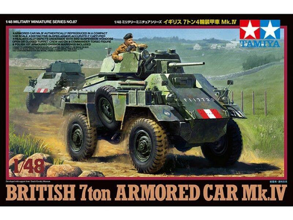 Tamiya 1/48 scale WW2 British Commonwealth 7 ton Armoured Car Mk IV model kit