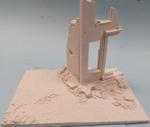 FoG models 1/35 scale House ruin #4 Building and Base size 240mm x 170mm