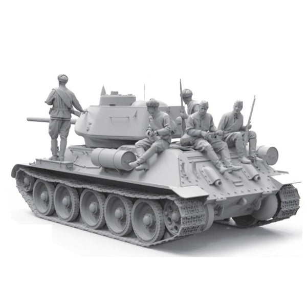 Border Models 1/35 WW2 Soviet Tank Desant Troops