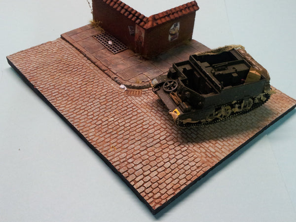 FoG Models 1/35 Scale Diorama Base No.6 (Wall not included) 250mm x 200mm