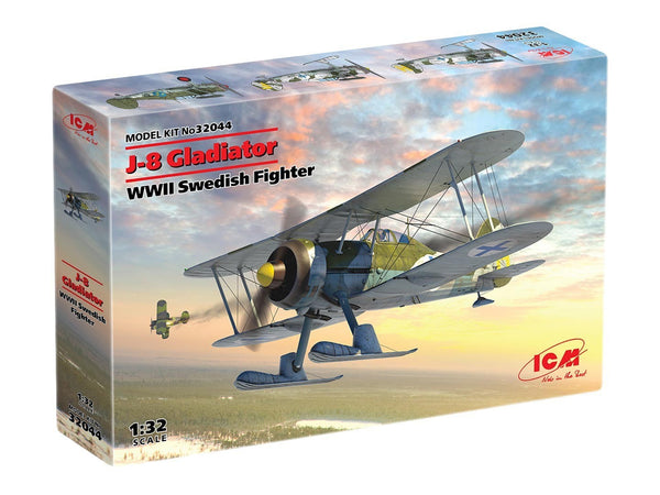 ICM 1/32 WW2 J-8 Gladiator, WWII Swedish Fighter