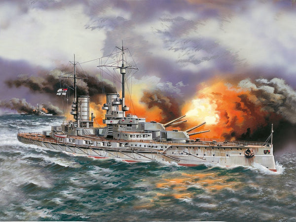 ICM 1/700 'Markgraf', WWI German Battleship