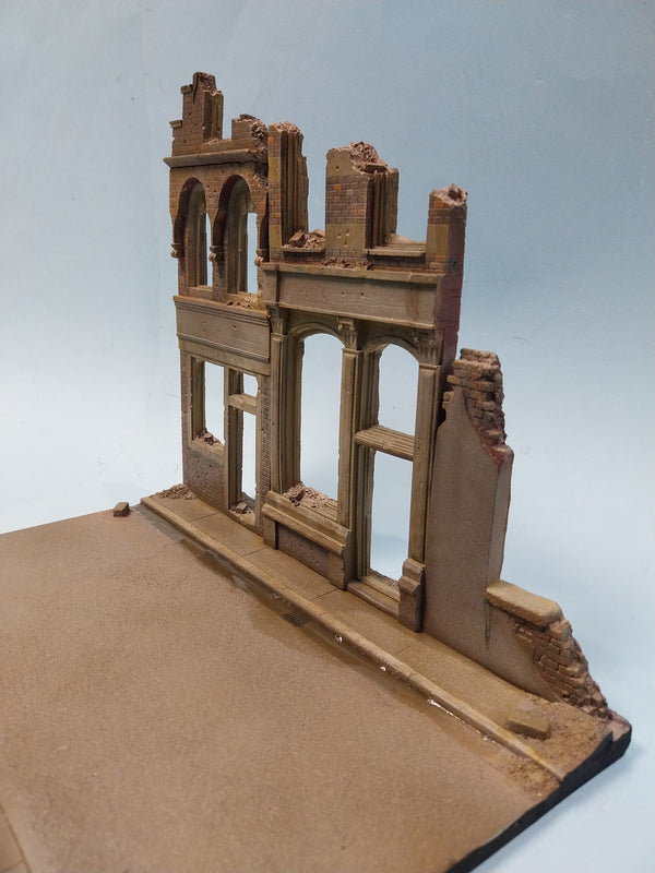 FoG Models 1/35 scale Diorama Base and buildings model kit #8 base 275mm x 215mm