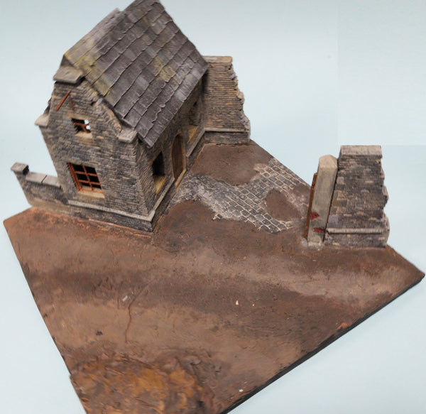 FoG Models 1/35 Ardennes ruin, building and base 295mm x 295mm