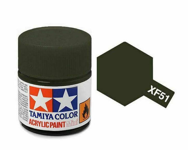 Tamiya Acrylic Paints 10ml XF1 - XF93 Model Paint Jars colours