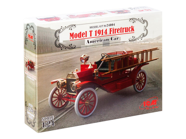 ICM 1/24 Model T 1914 Firetruck, American Car
