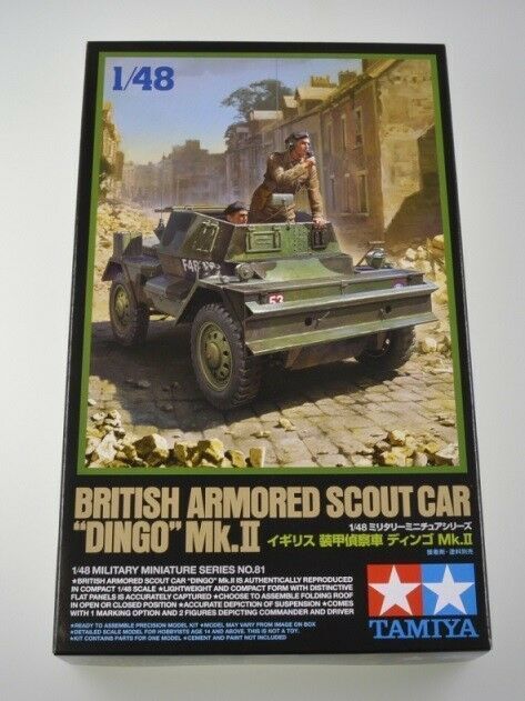 Tamiya 1/48 scale WW2 British Commonwealth Dingo MkII Armoured Scout Car