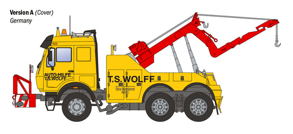 ITALERI 1/24 Scale TRUCKS Mercedes-Benz Wrecker Truck lorry