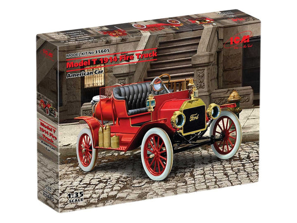 ICM 1/35 Model T 1914 Fire Truck, American Car