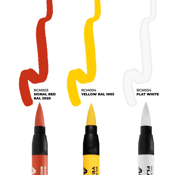 AK Interactive Real Colour Marker - TACTICAL MARKINGS - SET 3 REAL COLORS MARKERS