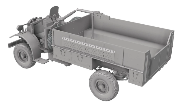 Thunder Model 1/35 WW2 LRDG F30 Patrol Truck with Offset Rear Bed, Bonus Edition