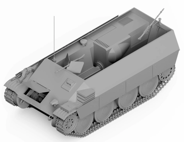 Thunder Model 1/35 WW2 German Gepanerter Mannschatfstransportwagen Katzchen