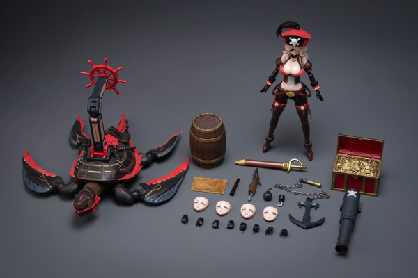 Border Models BA-003 Pirate Captain Queen Anne model kit (Figure 17cm tall)