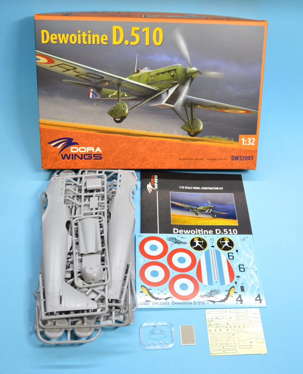 Dora Wings 1/32 Scale DORDW32003 Dewoitine D.510, 1/32