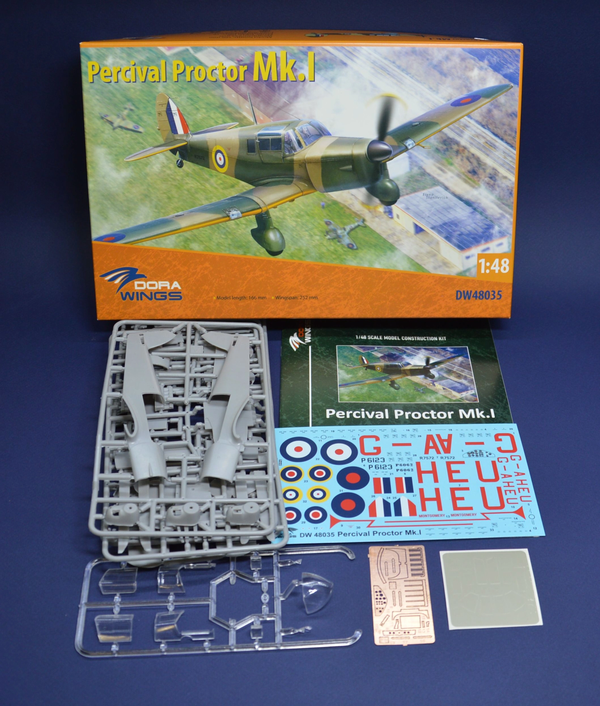 Dora Wings 1/48 Scale DORDW48035 Percival Proctor Mk.I, 1/48