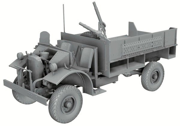 Thunder Model 1/35 WW2 LRDG F30 Wireless Truck