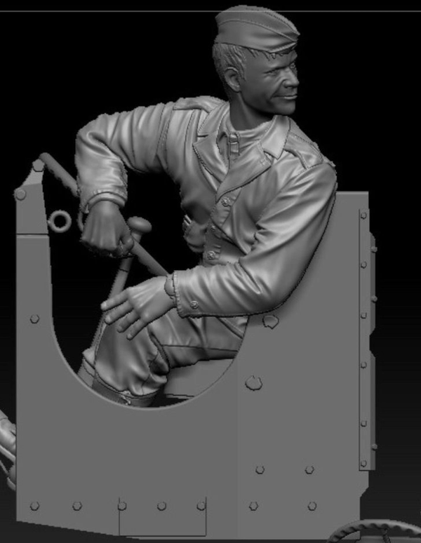 Thunder Model 1/35 WW2 US Crew M1A1 Wrecker